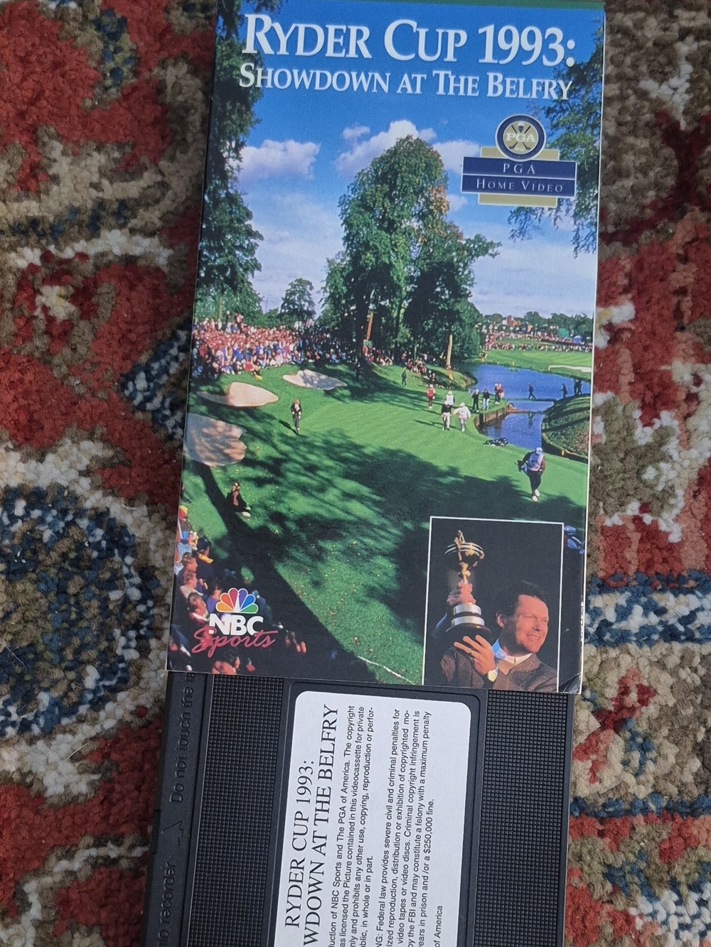 Ryder Cup 1993: Showdown at The Belfry VHS - Green Cover